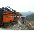 KT5 25m portable integrated pneumatic drilling equipment rig for quarry